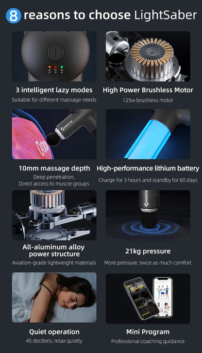 BoosterPro Smart Hit Massage Gun